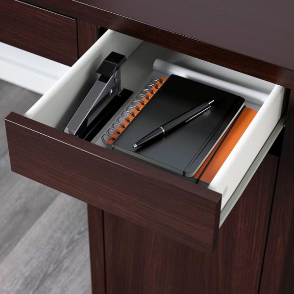 Masă de birou Ikea Micke PAL/ Brown photo 3