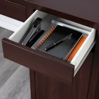 Офисный стол Ikea Micke ДСП/ Коричневый photo 3