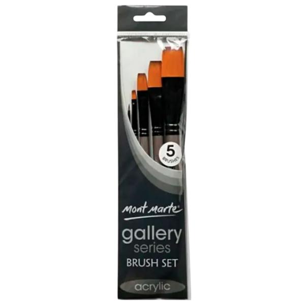 Set de pensule Mont Marte Gallery Gray / 5 photo 1 Set de pensule Mont Marte Gallery Gray / 5 photo 1