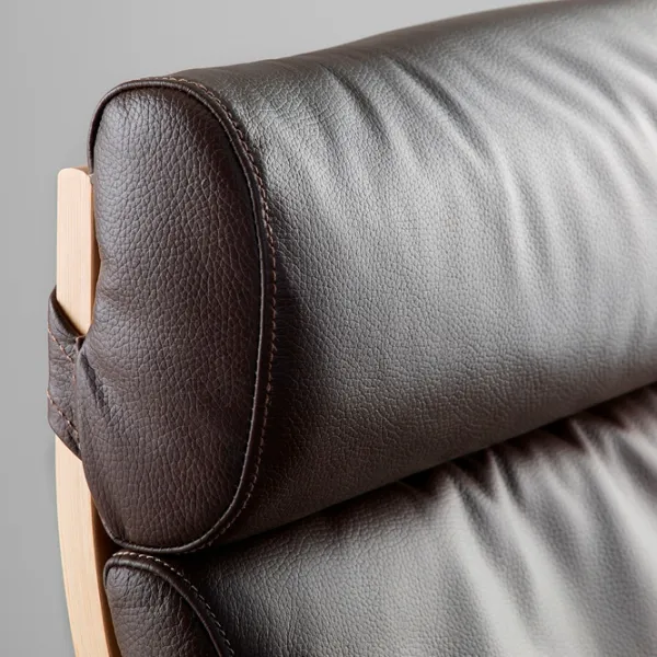Fotoliu Ikea Poang Beige Dark Brown photo 2