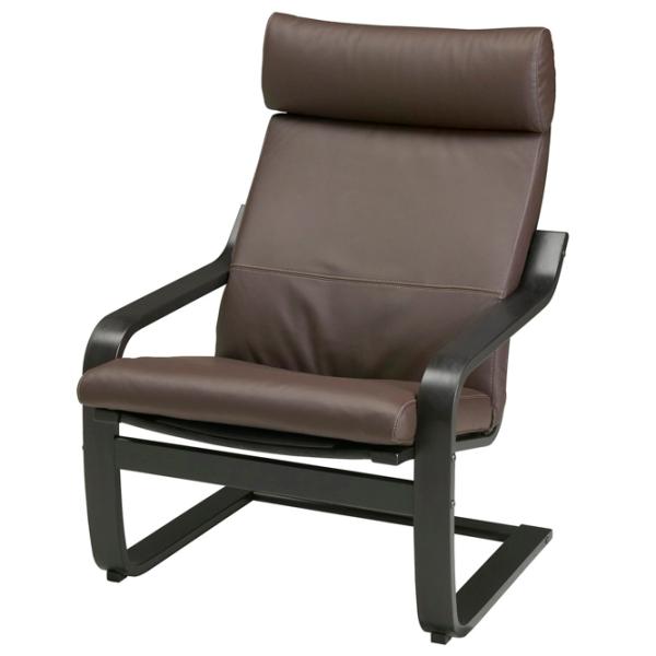 Fotoliu Ikea Poang Black Dark Brown photo 1 Fotoliu Ikea Poang Black Dark Brown photo 1