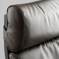 Fotoliu Ikea Poang Black Dark Brown photo 3