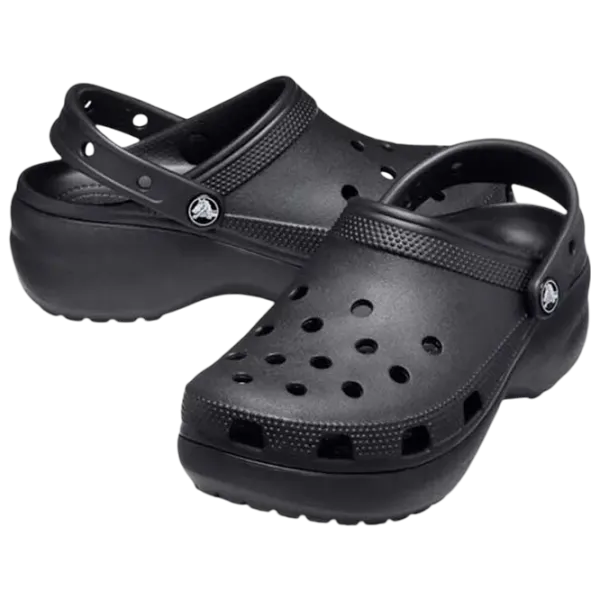 Saboți pentru femei Crocs Classic Platform Clog W 39 - 40 / Black photo 1