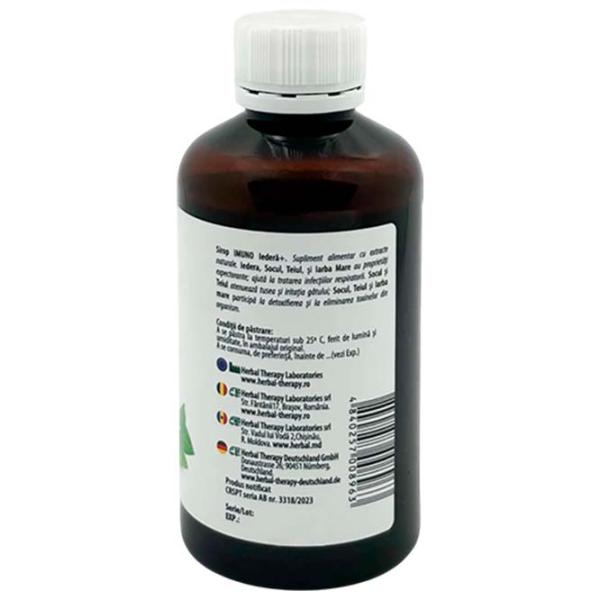 Sirop Herbal Therapy MUNO Iederă + Volum (litri) - 0.2l photo 3 Sirop Herbal Therapy MUNO Iederă + Volum (litri) - 0.2l photo 3