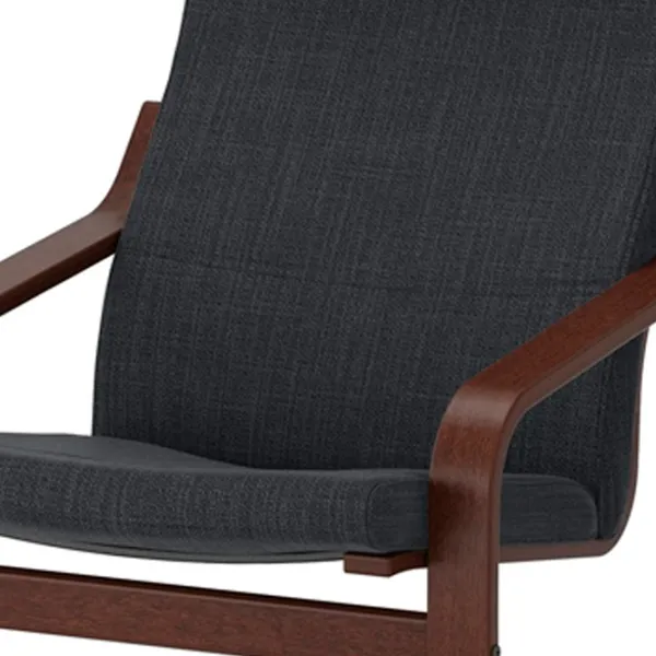 Fotoliu Ikea Poang Brown Antracit photo 4