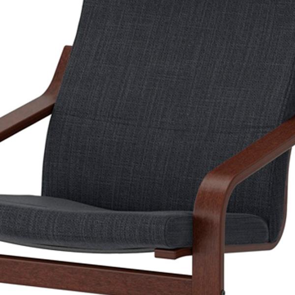 Fotoliu Ikea Poang Brown Antracit photo 4