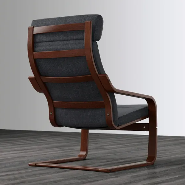Fotoliu Ikea Poang Brown Antracit photo 5