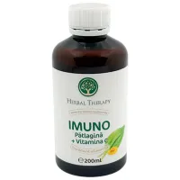 Сироп Herbal Therapy IMUNO Pătlagină + Vitamina C Объём (литры) - 0.2л