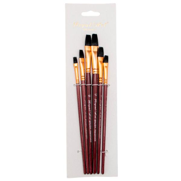 Set de pensule Royal Art RA-3864 Brown / 6 photo 1
