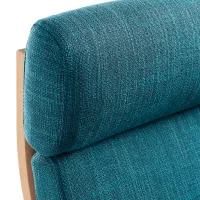 Fotoliu Ikea Poang Beige Dark Blue photo 5