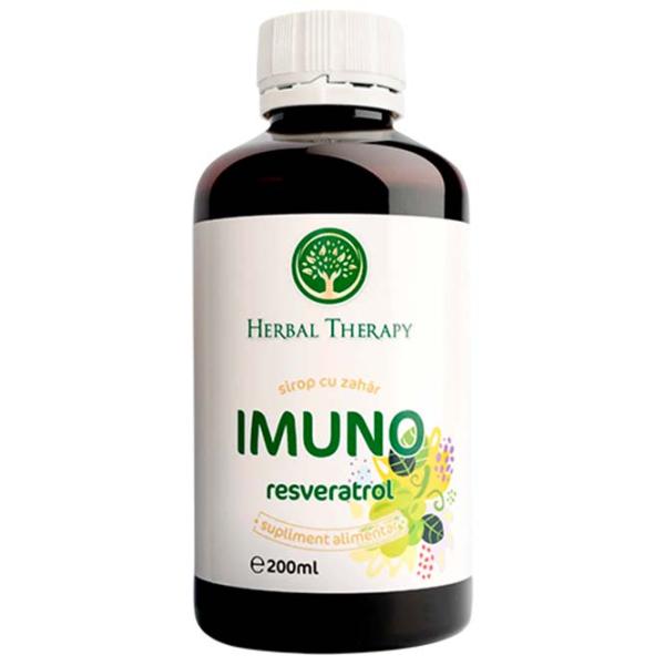 Sirop Herbal Therapy IMUNO Resveratrol Volum (litri) - 0.2l photo 1 Sirop Herbal Therapy IMUNO Resveratrol Volum (litri) - 0.2l photo 1