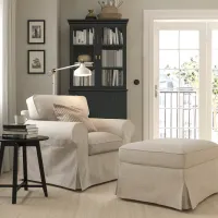 Кресло Ikea Ektorp/Kilanda Beige Бежевый photo 2