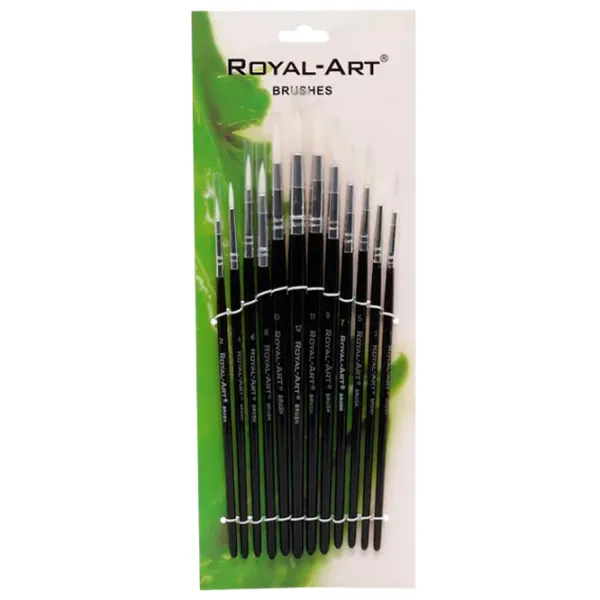 Набор кисточек Royal Art RA-2612 Черный / 12 photo 1 Набор кисточек Royal Art RA-2612 Черный / 12 photo 1