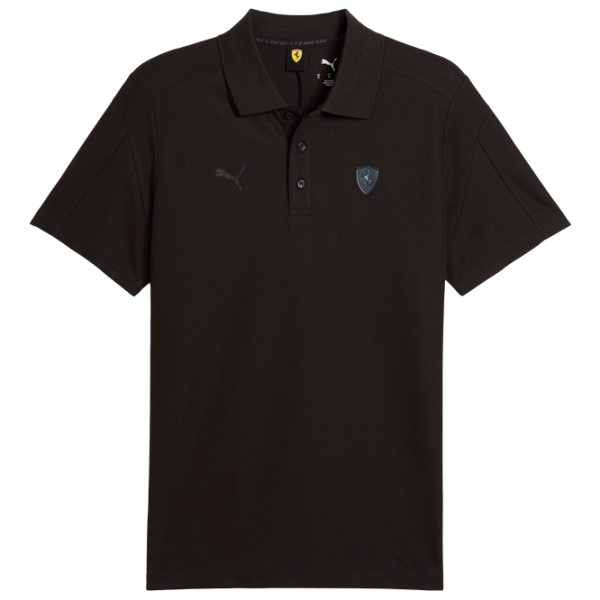 Tricou polo pentru bărbați Puma Ferrari Race Tonal Black photo 1 Tricou polo pentru bărbați Puma Ferrari Race Tonal Black photo 1