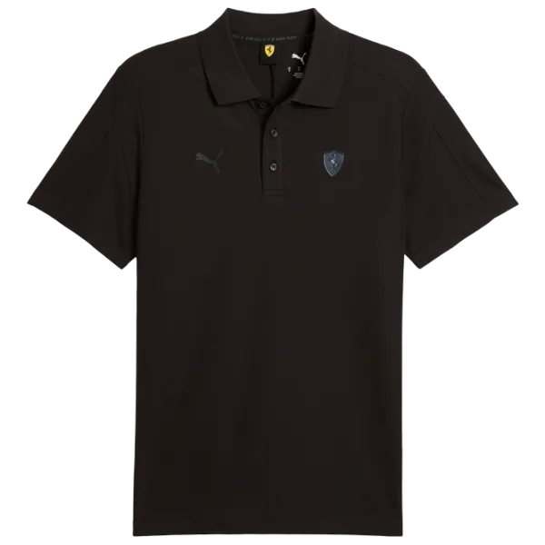Tricou polo pentru bărbați Puma Ferrari Race Tonal Black photo 1 Tricou polo pentru bărbați Puma Ferrari Race Tonal Black photo 1
