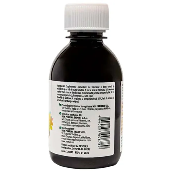 Sirop Herbal Therapy IMUNO Vitamine Copii Volum (litri) - 0.2l photo 3 Sirop Herbal Therapy IMUNO Vitamine Copii Volum (litri) - 0.2l photo 3