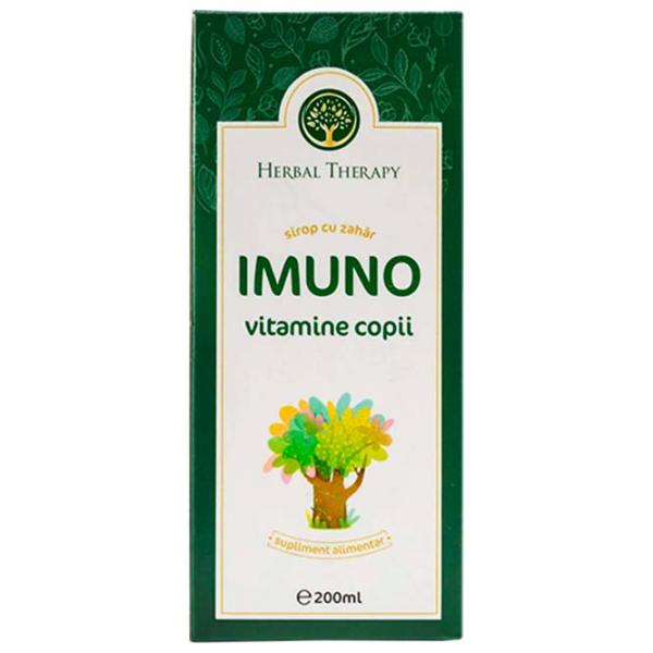 Sirop Herbal Therapy IMUNO Vitamine Copii Volum (litri) - 0.2l photo 4 Sirop Herbal Therapy IMUNO Vitamine Copii Volum (litri) - 0.2l photo 4