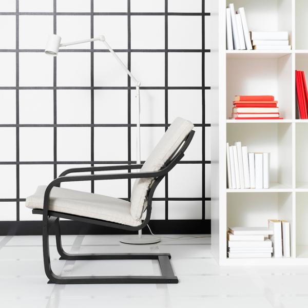 Fotoliu Ikea Poang/Katorp Black Beige photo 3 Fotoliu Ikea Poang/Katorp Black Beige photo 3