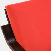 Fotoliu Ikea Poang/Vissle Black Red photo 6