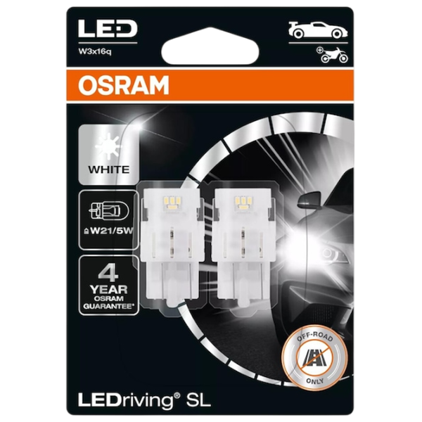Автомобильная лампа Osram 7515DWP-2BL светодиодная / W21/5W / W3x16q / 1.9 Вт /  photo 1 Автомобильная лампа Osram 7515DWP-2BL светодиодная / W21/5W / W3x16q / 1.9 Вт /  photo 1