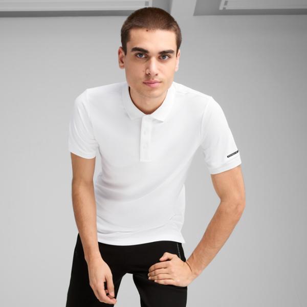 Tricou polo pentru bărbați Puma M Porsche White photo 4