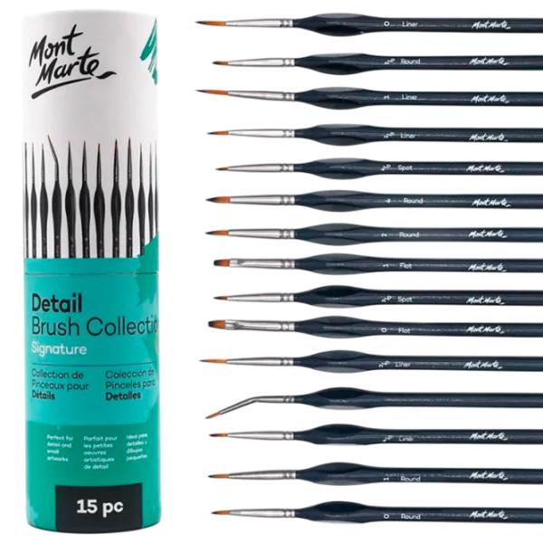 Set de pensule Mont Marte BMHS0046 Black / 15 photo 2