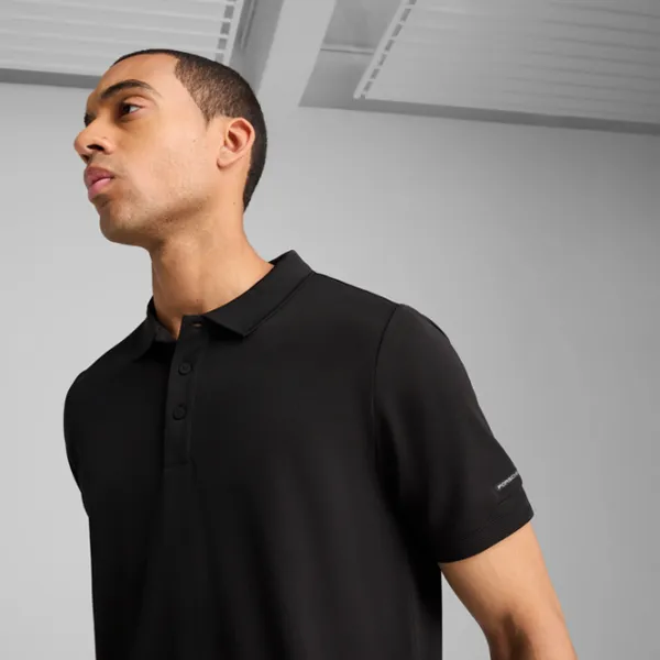 Tricou polo pentru bărbați Puma M Porsche Black photo 6 Tricou polo pentru bărbați Puma M Porsche Black photo 6