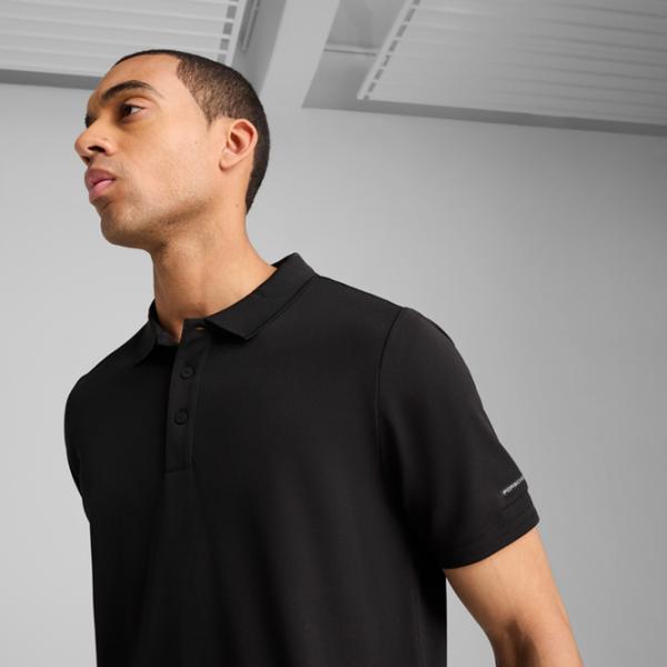 Tricou polo pentru bărbați Puma M Porsche Black photo 6 Tricou polo pentru bărbați Puma M Porsche Black photo 6
