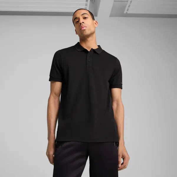 Tricou polo pentru bărbați Puma M Porsche Black photo 4 Tricou polo pentru bărbați Puma M Porsche Black photo 4
