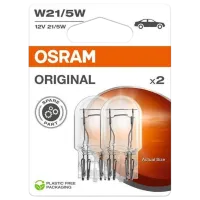 Автомобильная лампа Osram 7515-2BL Накал / W21/5W / W3x16q / 21 - 5 Вт / 