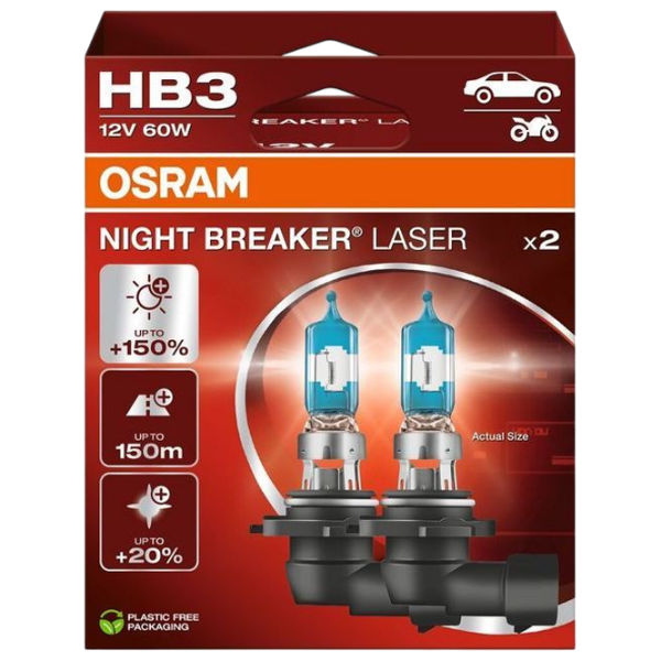 Автомобильная лампа Osram 9005NL-2HB Галоген / 9005 / P20d / 60 Вт /  photo 1 Автомобильная лампа Osram 9005NL-2HB Галоген / 9005 / P20d / 60 Вт /  photo 1