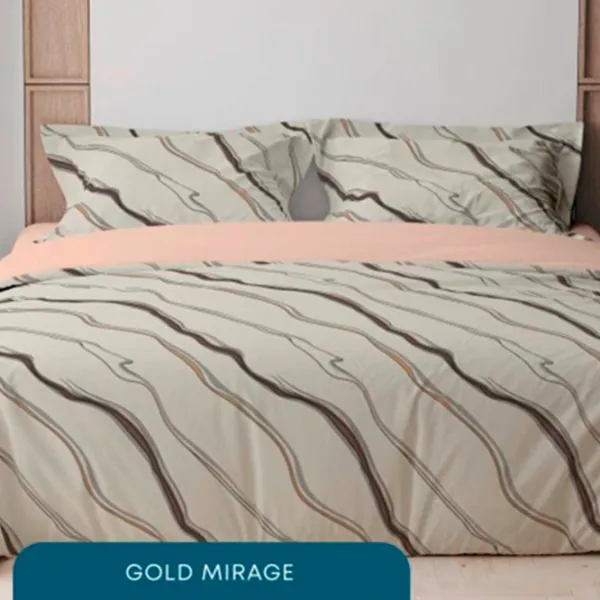 Lenjerie de pat Relaxe Home Soft Dreams Gold Mirage Bumbac photo 1 Lenjerie de pat Relaxe Home Soft Dreams Gold Mirage Bumbac photo 1