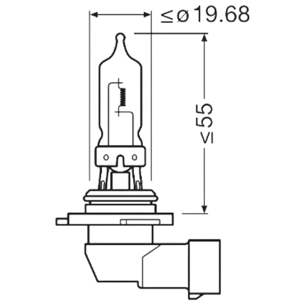 Автомобильная лампа Osram 9005CBN-2HB Галоген / HB3 / P20d / 60 Вт /  photo 3 Автомобильная лампа Osram 9005CBN-2HB Галоген / HB3 / P20d / 60 Вт /  photo 3