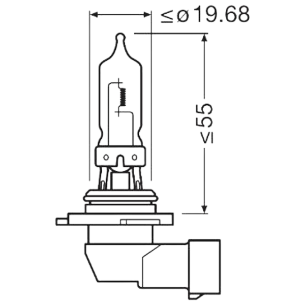 Автомобильная лампа Osram 9005CBN-2HB Галоген / HB3 / P20d / 60 Вт /  photo 3 Автомобильная лампа Osram 9005CBN-2HB Галоген / HB3 / P20d / 60 Вт /  photo 3