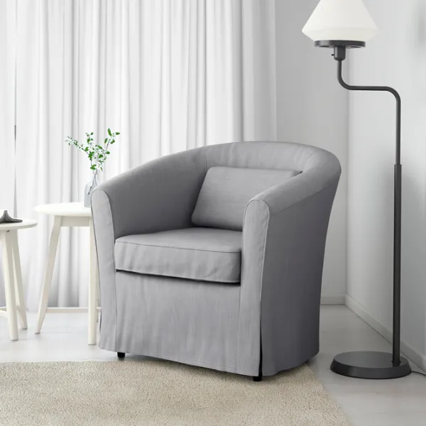 Кресло Ikea Tullsta Nordvalla Черный Серый photo 2 Кресло Ikea Tullsta Nordvalla Черный Серый photo 2