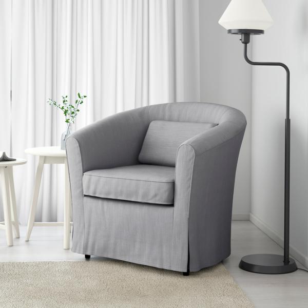 Кресло Ikea Tullsta Nordvalla Черный Серый photo 2 Кресло Ikea Tullsta Nordvalla Черный Серый photo 2