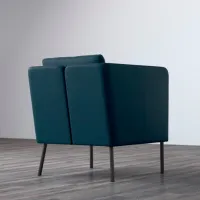 Fotoliu Ikea Skiftebo Black Dark Blue photo 4
