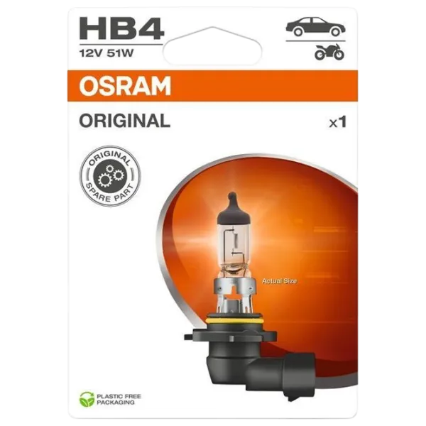 Автомобильная лампа Osram 9006-1BL  Галоген / 9006 / P22d / 55 Вт /  photo 1 Автомобильная лампа Osram 9006-1BL  Галоген / 9006 / P22d / 55 Вт /  photo 1