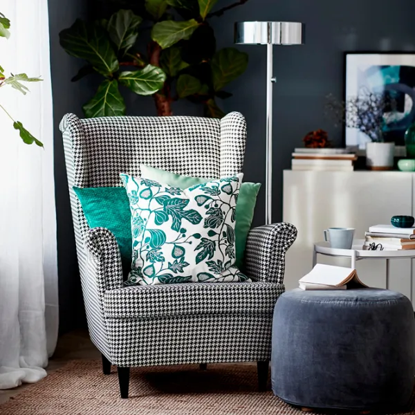 Кресло Ikea Strandmon Черный Черный photo 2 Кресло Ikea Strandmon Черный Черный photo 2