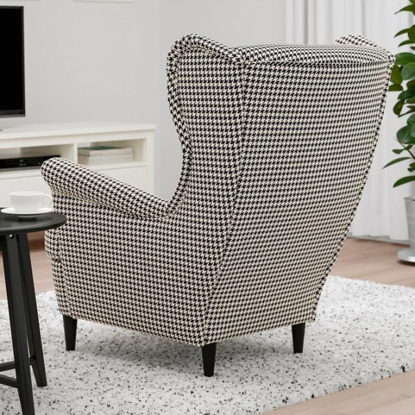Кресло Ikea Strandmon Черный Черный photo 6 Кресло Ikea Strandmon Черный Черный photo 6