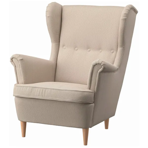 Кресло Ikea Strandmon Beige Бежевый photo 1 Кресло Ikea Strandmon Beige Бежевый photo 1