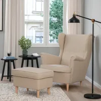 Fotoliu Ikea Strandmon Beige Beige photo 2