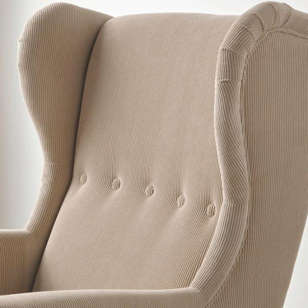 Кресло Ikea Strandmon Beige Бежевый photo 7 Кресло Ikea Strandmon Beige Бежевый photo 7