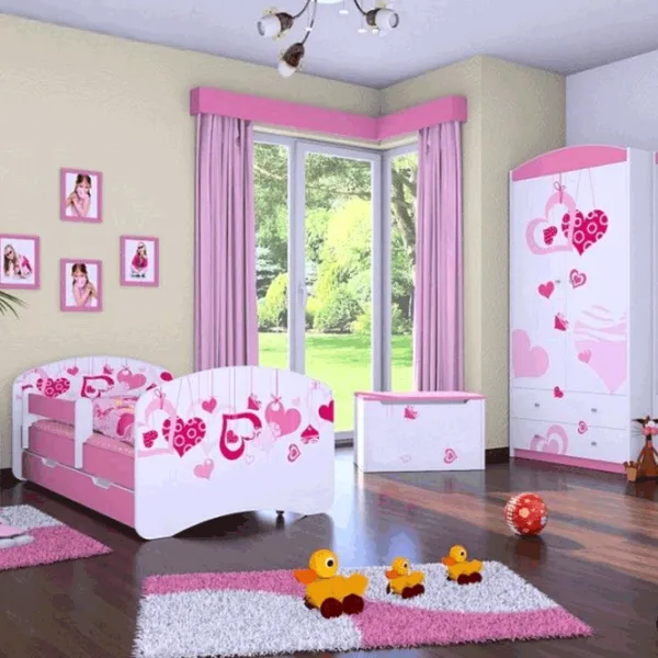 Set de mobilă pentru copii Happy Babies Happy 05 White Pink / unisex photo 1 Set de mobilă pentru copii Happy Babies Happy 05 White Pink / unisex photo 1
