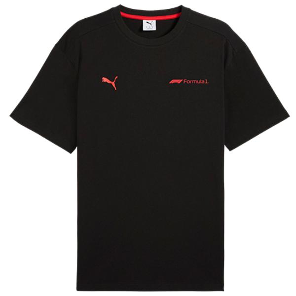 Tricou pentru bărbați Puma F1 Ess+ Relaxed Graphic 100% bumbac / Black photo 1