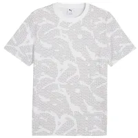 Tricou pentru bărbați Puma Ess Logo Lab All-Over Print 100% bumbac / Gray