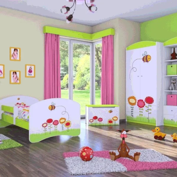 Set de mobilă pentru copii Happy Babies Happy 03 White Green / unisex photo 1 Set de mobilă pentru copii Happy Babies Happy 03 White Green / unisex photo 1