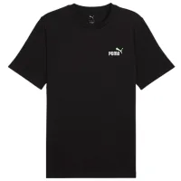 Футболка для мужчин Puma Ess 2 Color Small No. 1 Logo Tee 100% хлопок / Черный