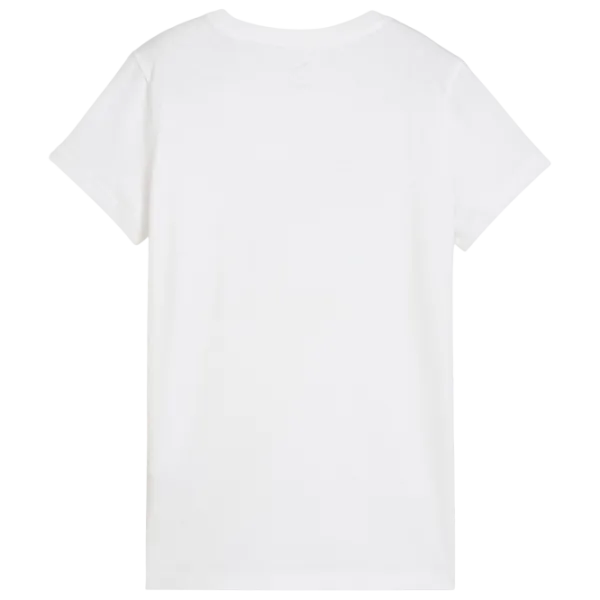 Футболка для женщин Puma Graphics Floral Logo 25% переработанный хлопок / Белый photo 2