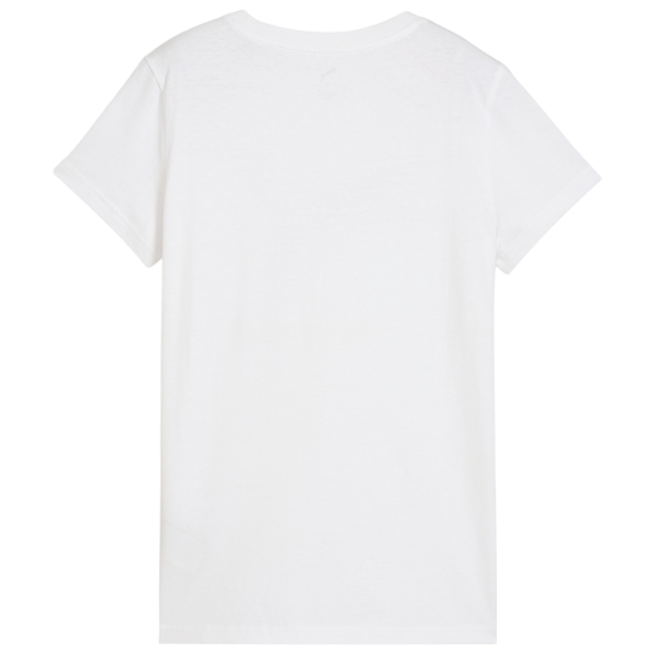 Футболка для женщин Puma Graphics Floral Logo 25% переработанный хлопок / Белый photo 2